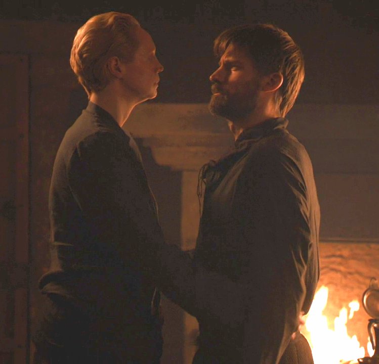  JAIME & BRIENNE Happy moments in episode 8x04A THREAD.PART 14.B: *starts taking off his shirt*J: *makes this beautiful, confused expression, helps her helping him taking off the shirt*PS: LOOK AT HIS EXPRESSION  #GameOfThrones #JaimeLannister #BrienneOfTarth