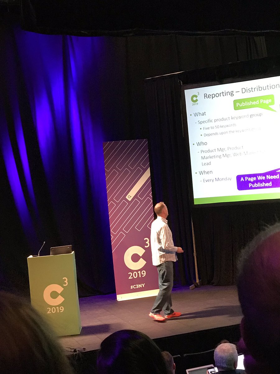 taylorgamber's tweet photo. Insightful @Conductor presentation given earlier by @GoDaddy on advanced SEO automation. Learned a lot of helpful tips on keyword reporting &amp; website crawling. #C3NY #SEO #DigitalMarketing https://t.co/zTELcGuOe8