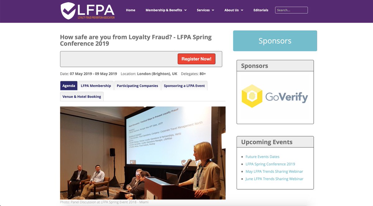 quantnetwork's tweet photo. We're proud to be sponsoring the Loyalty Fraud Protection Association conference to showcase #GoVerify
GoVerify - The trusted app: millions of customer calls, emails, texts and letters protected from impersonation & deception fraud. https://t.co/aeVpESceU5 #ProtectfromFraud #LFPA https://t.co/GNCi0plSeU