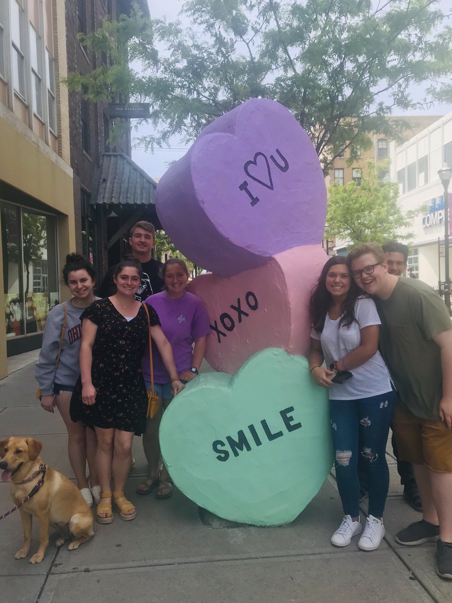 KickapooSpanish's tweet image. Thank you Nicole Brown for showing AP Spanish students art in the community and explaining the importance of travel and beauty! #sculpturewalksgf
