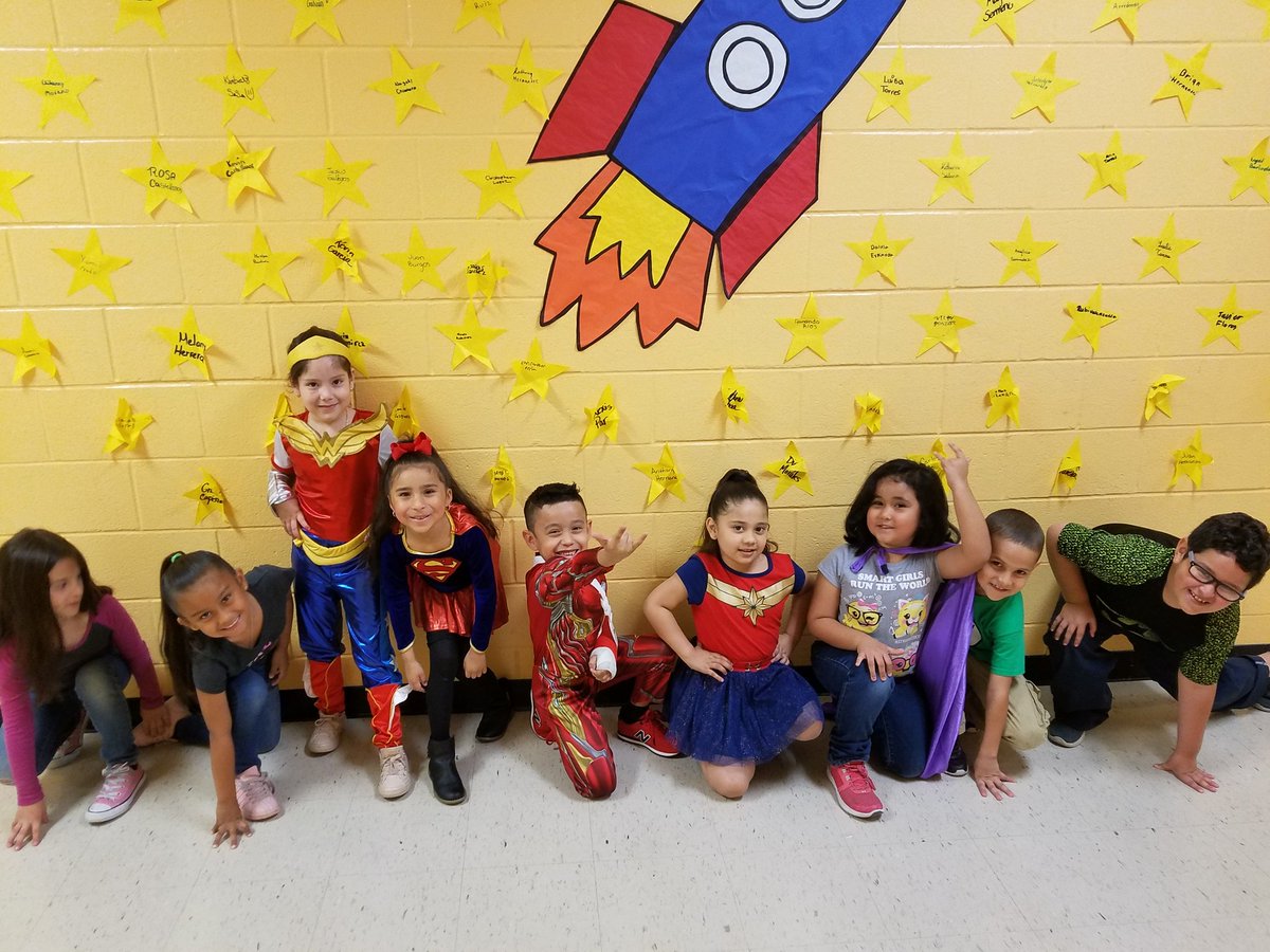 Sanchez Eagles are showing their readiness to battle the STAAR test on day 2 of our STAAR spirit week in their super hero attire!
#soaringinexcellence #gamechangers #STAARready