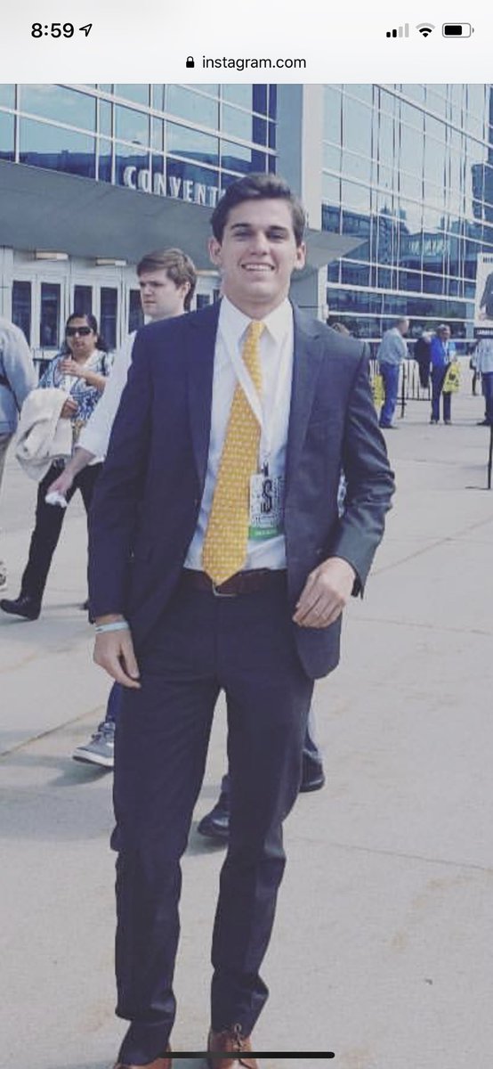 Charles West at the Berkshire Hathaway shareholders meeting. Warren Buffett, Charlie Munger, Bill Gates and Tim Cook in attendance.