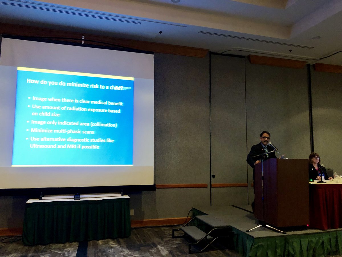 RadiologyACR's tweet photo. Did you catch our Chair, Commission on Medical Physics @mmahesh1's talk today at #CRCPD in Anchorage on Dose Management in Pediatric CT Imaging? Let us know! @ImageGently #ImageGently https://t.co/rXMEeQWPhf