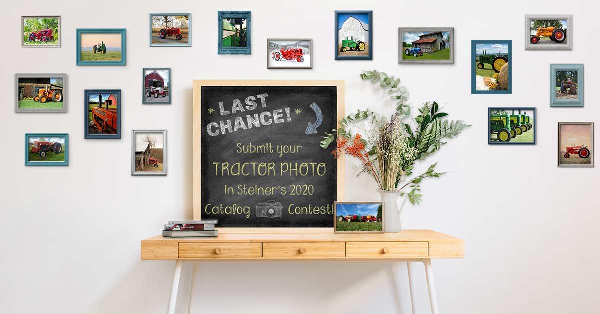 Enter your #tractorphoto before time runs out! SteinerTractor.com/photo-contest #tractorphotocontest #tractorcatalog #photocontest #farmlife #tractor #NewPartsforOldTractors