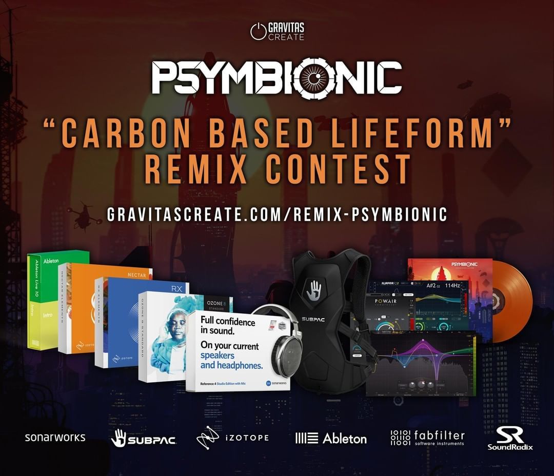 GravitasCreate's tweet image. 🚨⚡️ @Psymbionic's "Carbon Based Lifeform" #REMIX Contest is here! Who's in? 🔊Enter ➤ gravitascreate.com/remix-psymbion…

#GravitasCreate #Psymbionic #ProducerLife