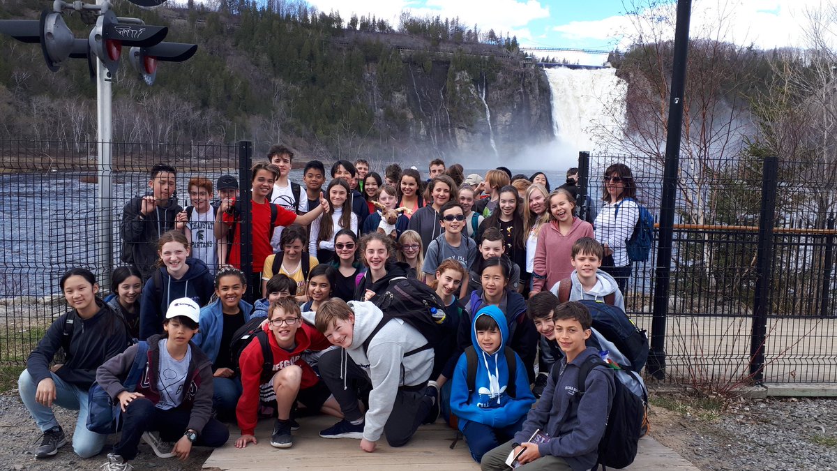 LECBilingue's tweet photo. Our grade 7s enjoyed a lovely day at the Basilica and the waterfalls! #fancymeal #sunnyday @LECBilingue @osalvas @VSB39 @val_carriere @VanEducator @ExperiencesCAN https://t.co/tOcWJjyUAq