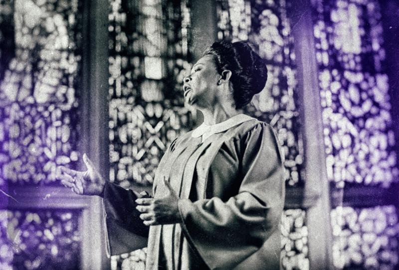 WWNO's tweet photo. This week on Inside The Arts: Troi Bechet is the legendary "Queen of Gospel," Mahalia Jackson, in the premiere of Flowers for Halie, KID smART kicks off its 20th Anniversary with ART JAM, and The NOLA Project presents The Henchman: A Shakespeare Story | https://t.co/liHAb90xz0 https://t.co/rkNjRicuBr