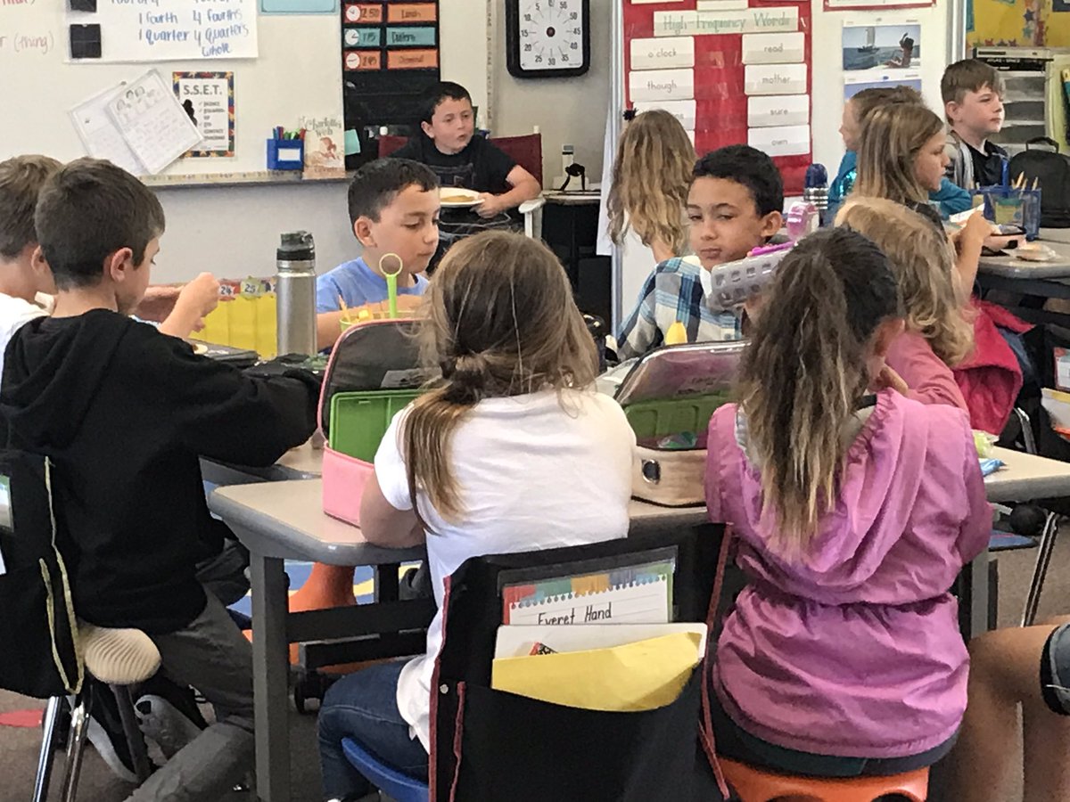 “I” is for inside lunch... so fun eating with these guys before the end of the year! <a href="/pennpanthers/">Penngrove Elementary</a>