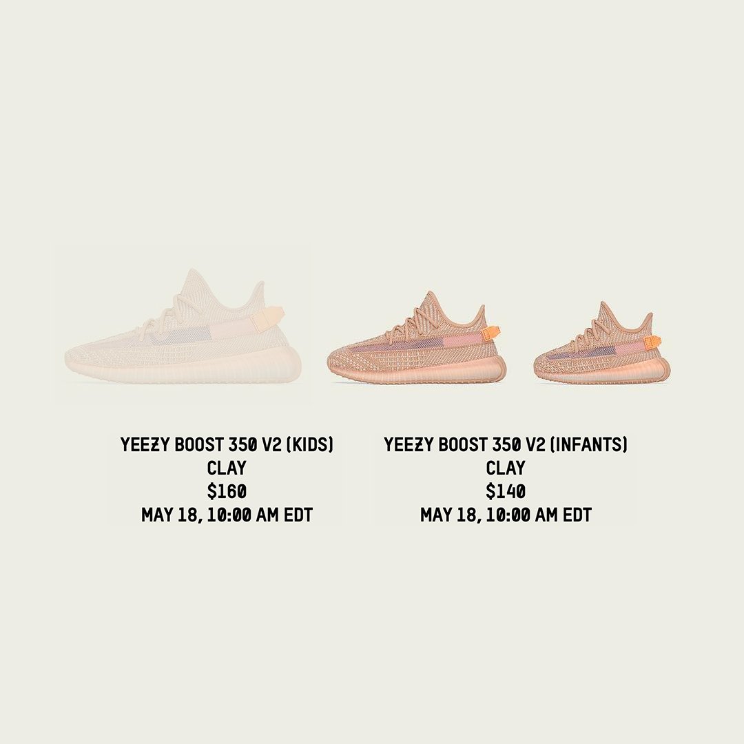 yeezy 350 clay restock