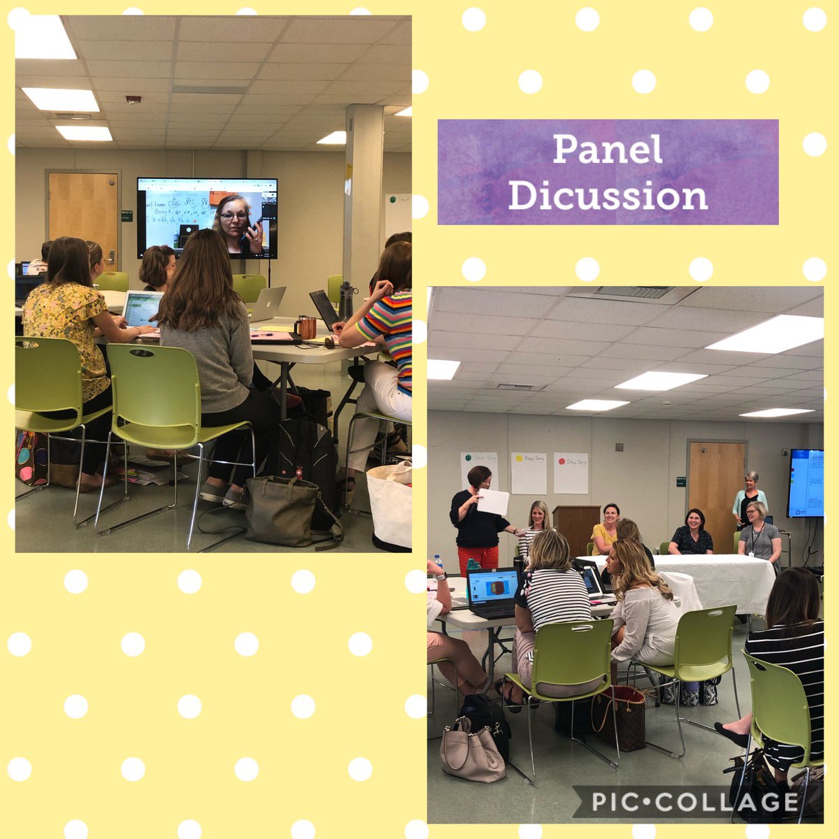 ITFs panel discussion including a remote guest! Such great learning from peers ⁦<a href="/kpematthews/">Krisan Matthews</a>⁩ ⁦<a href="/robinhahn33/">Robin Hahn</a>⁩ ⁦@WCPSSIS⁩