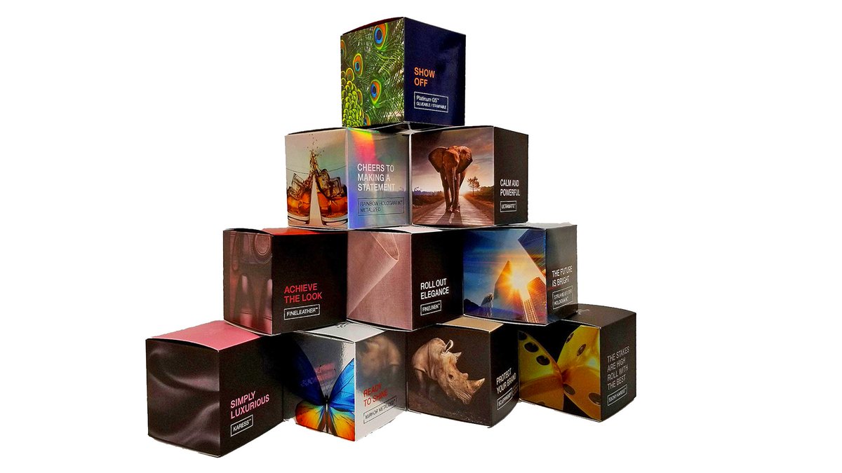 NobelusUSA's tweet photo. We are all set for LUXE PACK SHOWS in New York on May 15 & 16! We can't wait to share our NEW Sample Folding Carton Sets with you. Spoiler Alert: They are amazing! Stop by Booth E33 to see for yourself. #foldingcartons #luxepack #packaging #laminate #luxefilms https://t.co/2zKYhHwt1n