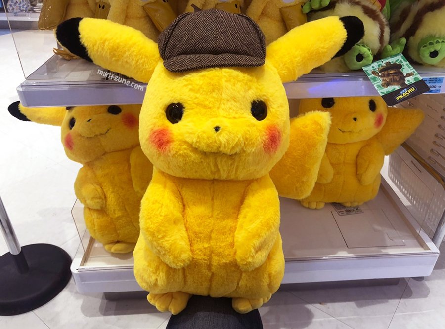 detective pikachu plush pokemon center
