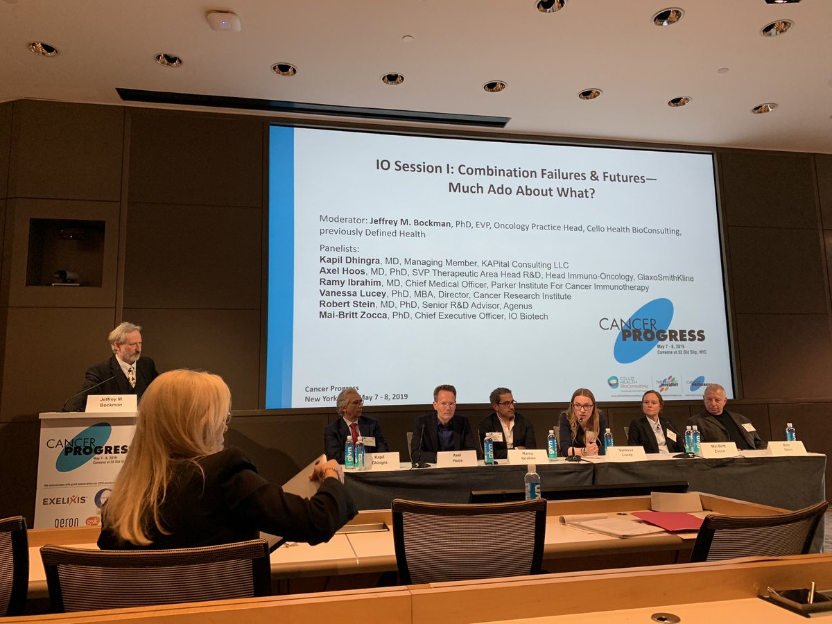 Great line up to discuss IO combinations. How do you set yourself up for the next breakthrough in #Cancer #Immunotherapy? Jeff Bockman moderates @CPbyDH <a href="/parkerici/">Parker Institute for Cancer Immunotherapy</a> <a href="/GSK/">GSK</a> <a href="/CancerResearch/">Cancer Research Institute</a> <a href="/Agenus_Bio/">Agenus</a>