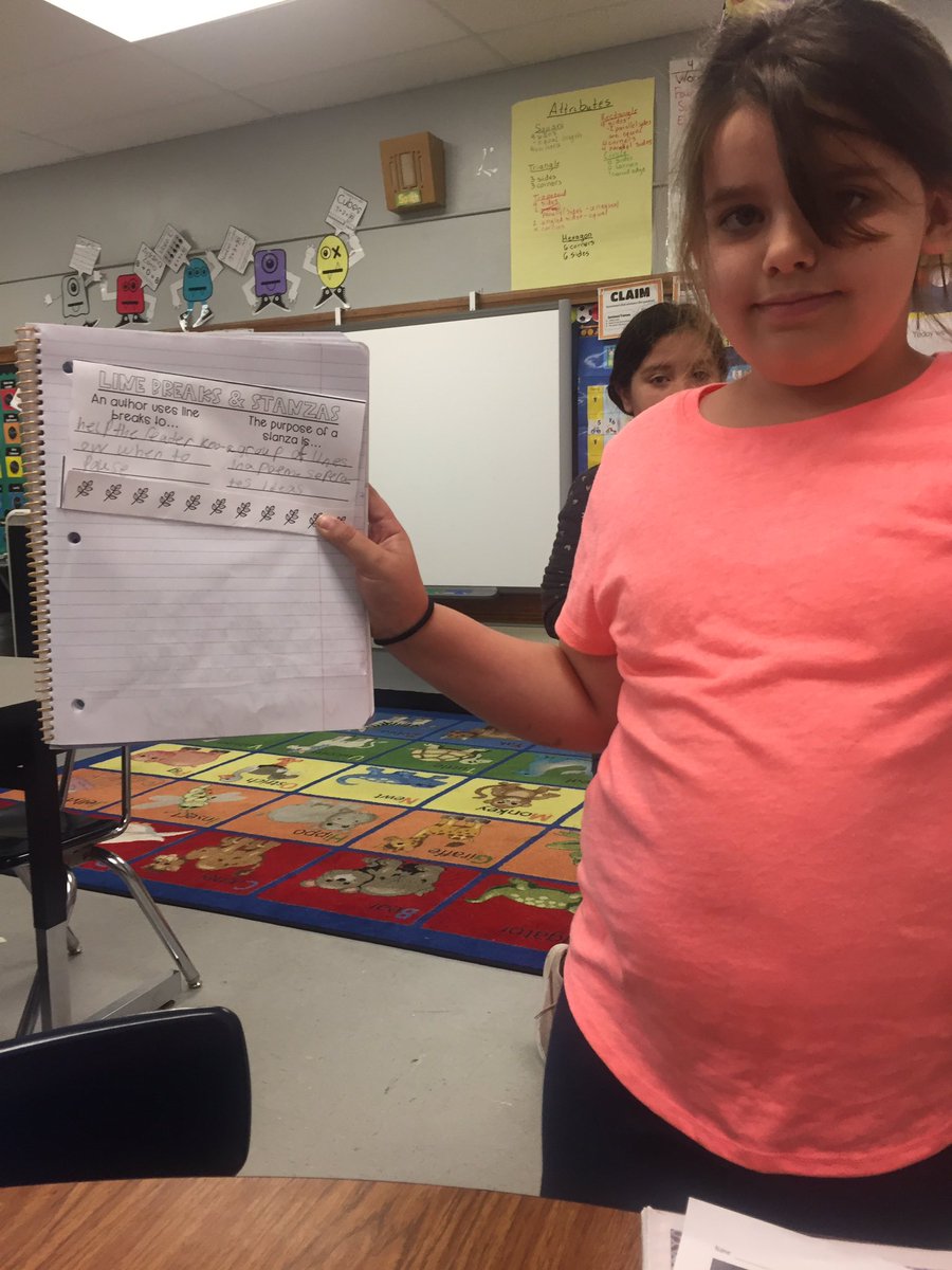 MrsPlaskett's tweet photo. A little poetry study happening in 2nd grade! #ISDStrong #weR2ndgrade #OttCubStrong https://t.co/ElYUtraGOd