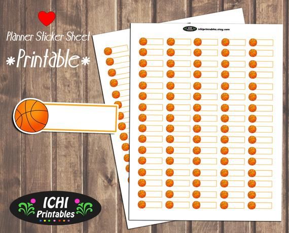 #Kawaii #Basketball Name Tag Labels #sports #printable #plannerstickers by Ichiprintables (link: etsy.me/2N9mA6w) etsy.me/2N9mA6w  - #etsy #plannerlover #pdf #diy #planneraddict