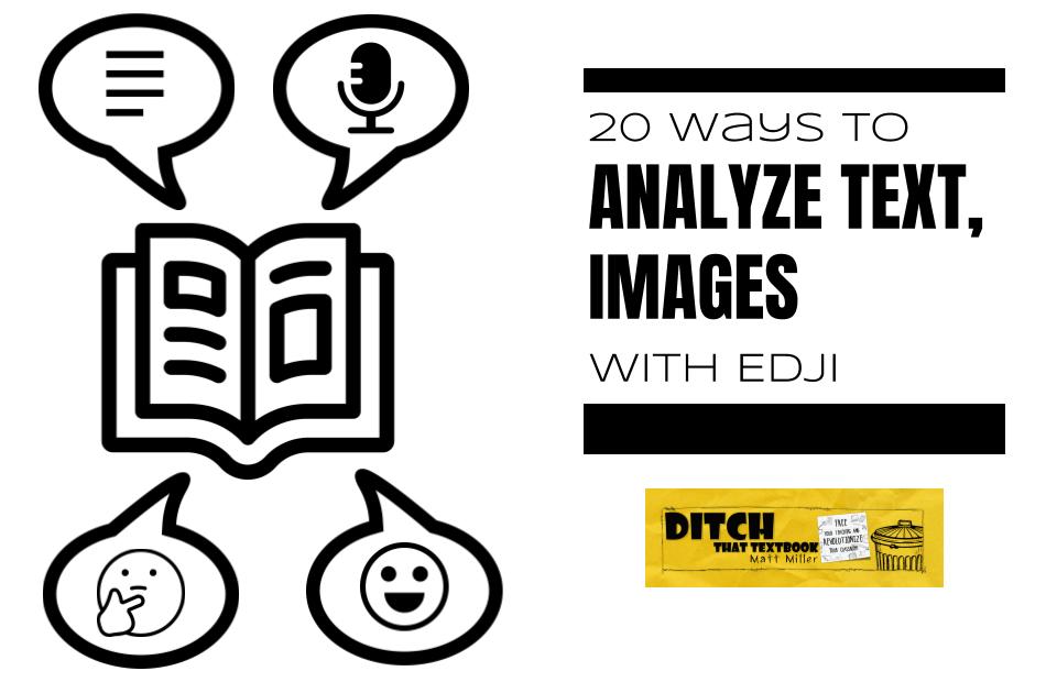 CRHSMiller's tweet photo. 20 ways to analyze text, images with Edji https://t.co/9X0u4az1pk. This is a tool I have not used, yet it seems really inventive. Students have the ability to add, voice, emoji or text and the teacher and or students can see them all. Great for collaboration. #OCSDigitalLearning https://t.co/EbcBqv9wlP
