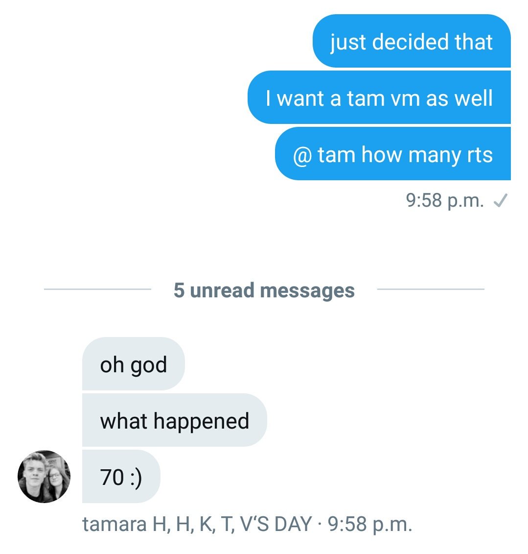 BUTTERFLlES91's tweet photo. hi peeps, do your thing. I really want a tam vm. 70 rts. can yOU DO THAT LON- TWITTER? sorry I hate myself for that but help me out xo https://t.co/DQbgMxx5YM
