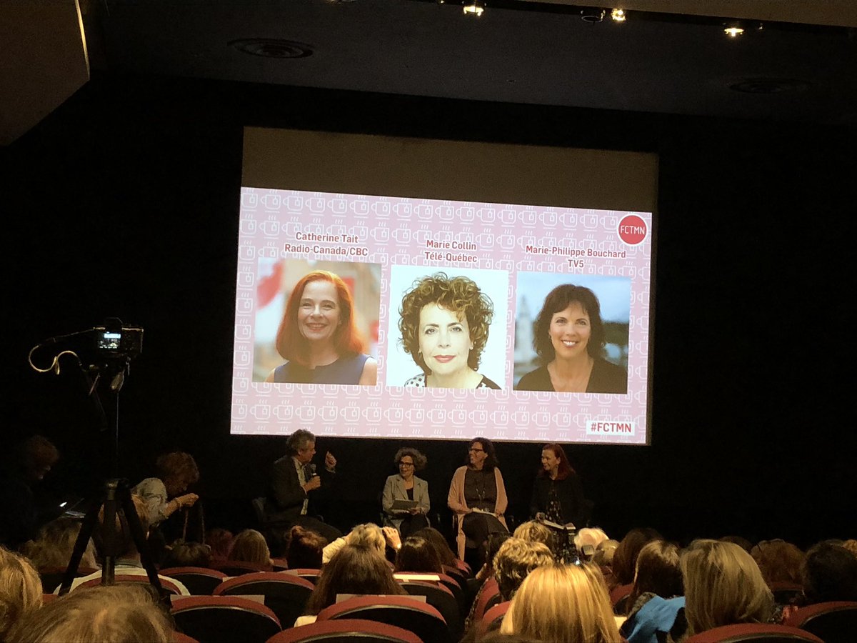 Mathysc's tweet photo. Trois femmes à la tête de trois réseaux. Inspirant. #FCTMN https://t.co/R0FrI8M4qG