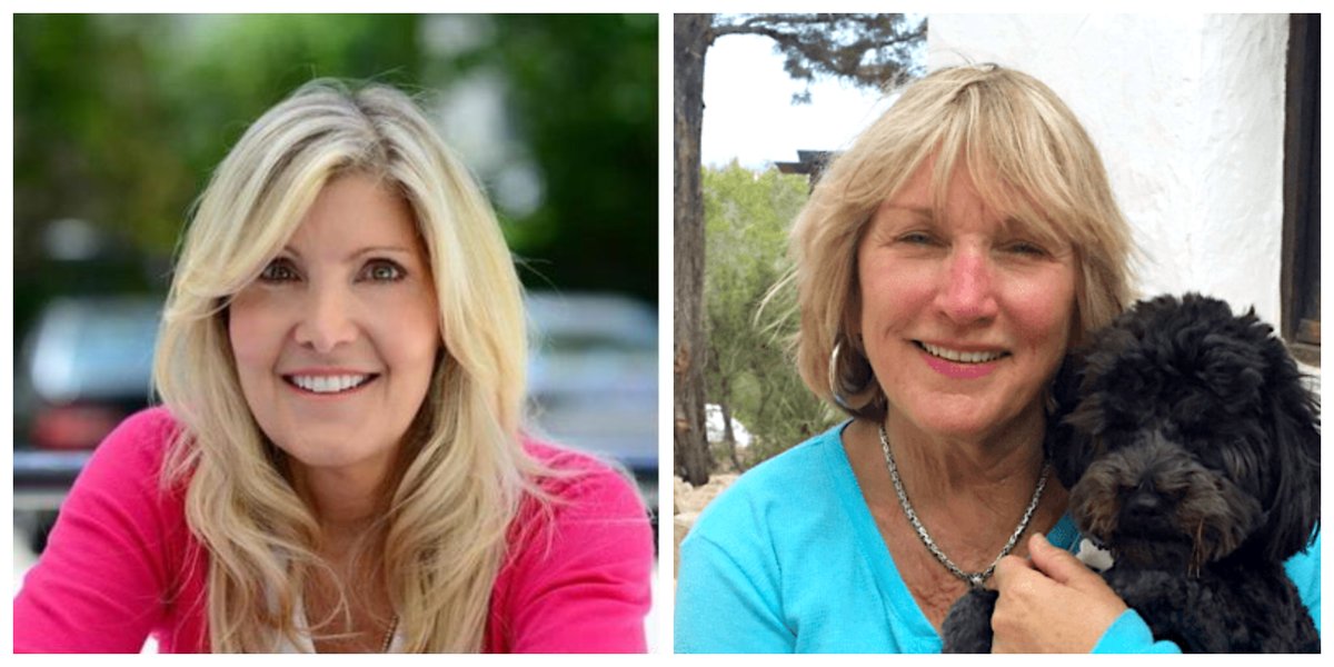 lcad's tweet photo. Today, we thank LCAD's Chair of Graphic Design + Digital Media, Catharin Eure (L) &amp; adjunct LCAD Liberal Arts instructor, Denise Cucurny (R) for their 26 years each of dedicated &amp; selfless service to LCAD and its students! #ThankATeacher #TeacherAppreciationWeek https://t.co/5SlmfD9zp3