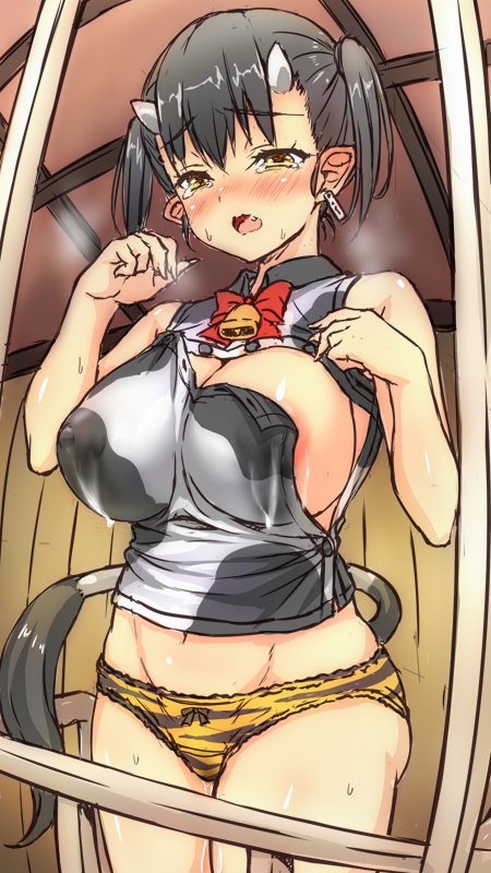 久しぶりの趣味絵。
畜産鬼ホルスタイン牛鬼さん。
ラフと色イメージまで。 