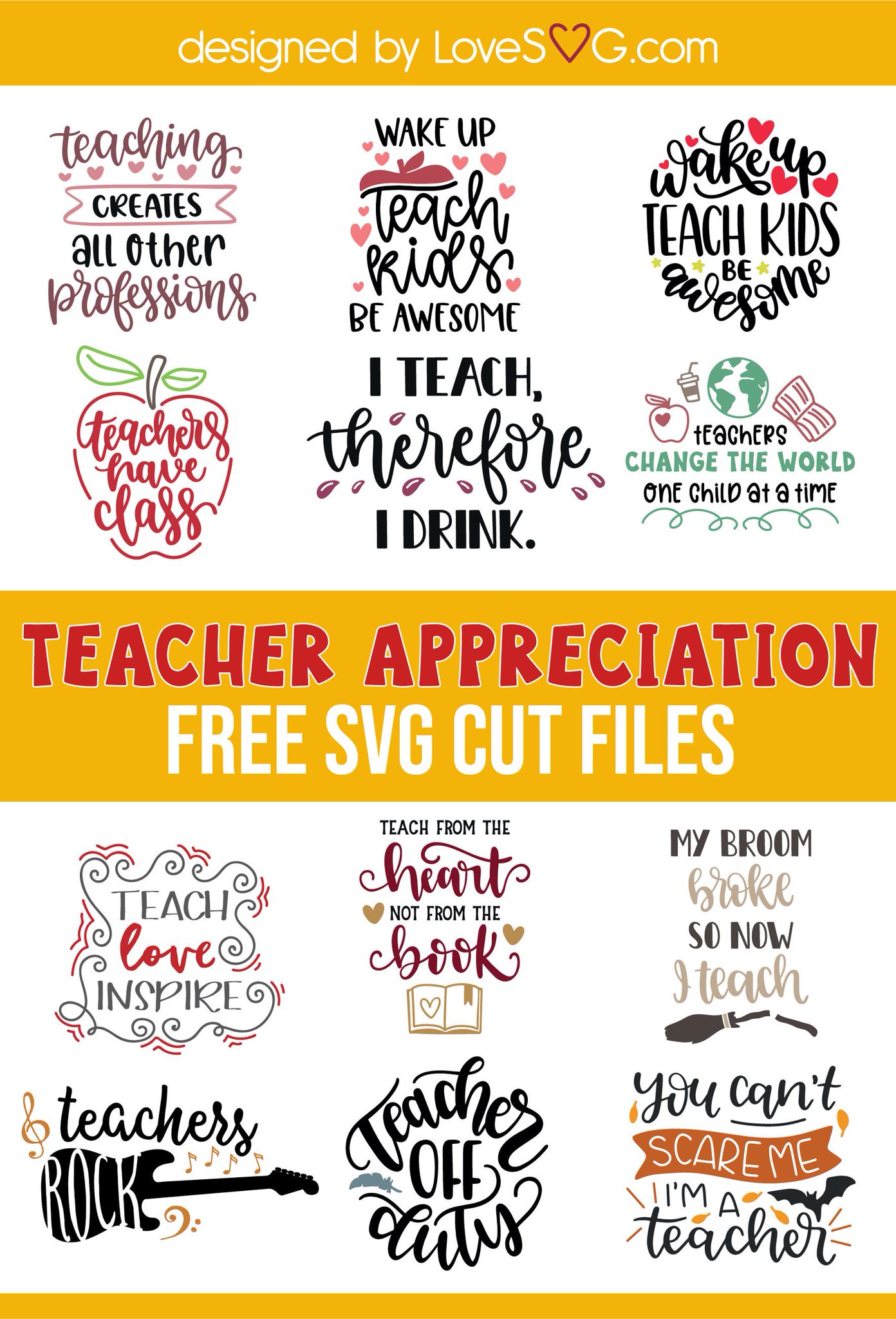 Lovesvg Com On Twitter Tons Of Free Teacherappreciation Svgs Https T Co A15fwjnuwp