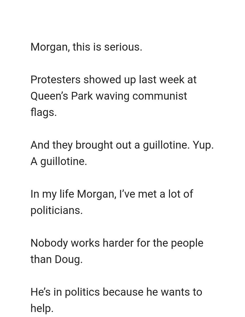 MorganCatrenna's tweet photo. 😂 Receiving emails from @MacLeodLisa has me laughing. Is this real life? Why do you send out this junk mail @fordnation . 
#keeponprotesting
#AutismDoesntEndAtFORD 
#onpoli https://t.co/ABLJcapdCh