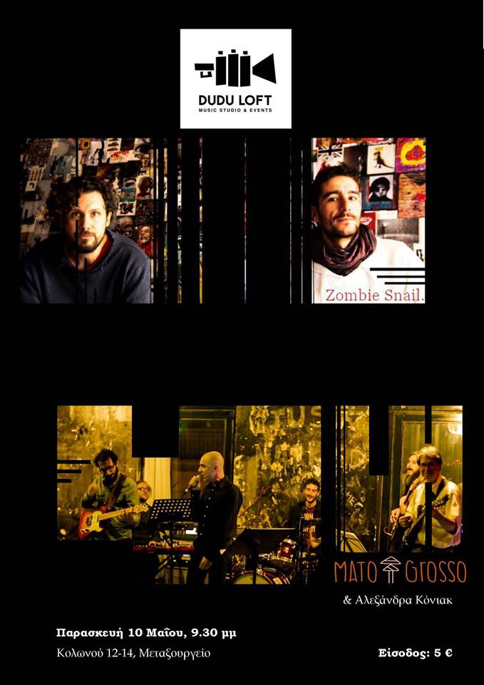 HeadSinging's tweet photo. Aris Siafas live on stage with Mato Grosso + Zombie Snail Live
Friday, May 10th at Dudu Loft (21:30-01:30)
Hosted by Mato Grosso
#thesinginghead #matogrosso #athens #livemusic #duduloft
https://t.co/s511VUtwbr https://t.co/Efs3NlkRQO