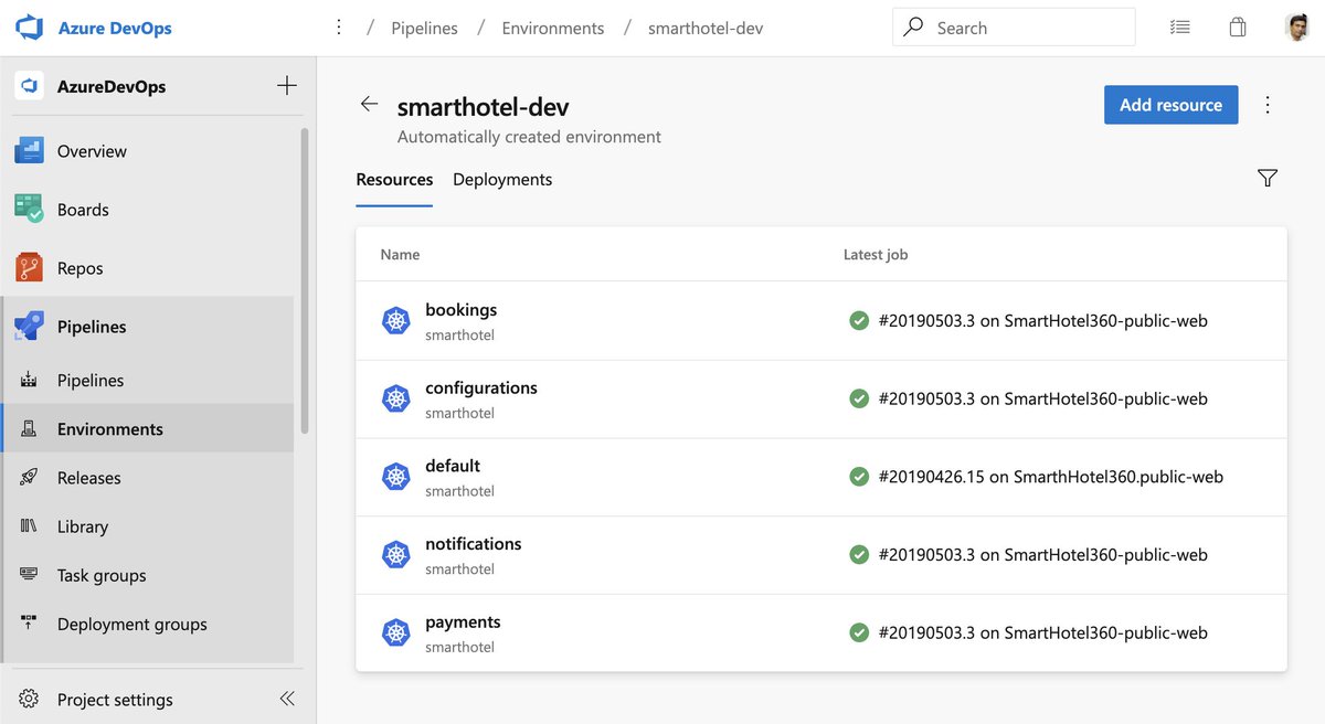 AzureDevOps's tweet image. What's new with Azure Pipelines? ...announcing some new (and much requested) features for Azure Pipelines, including:
- Multi-stage YAML pipelines (for CI and CD)
- Environments and deployment strategies
- Kubernetes support
Learn more: msft.social/LsUt8x
#asuredevops