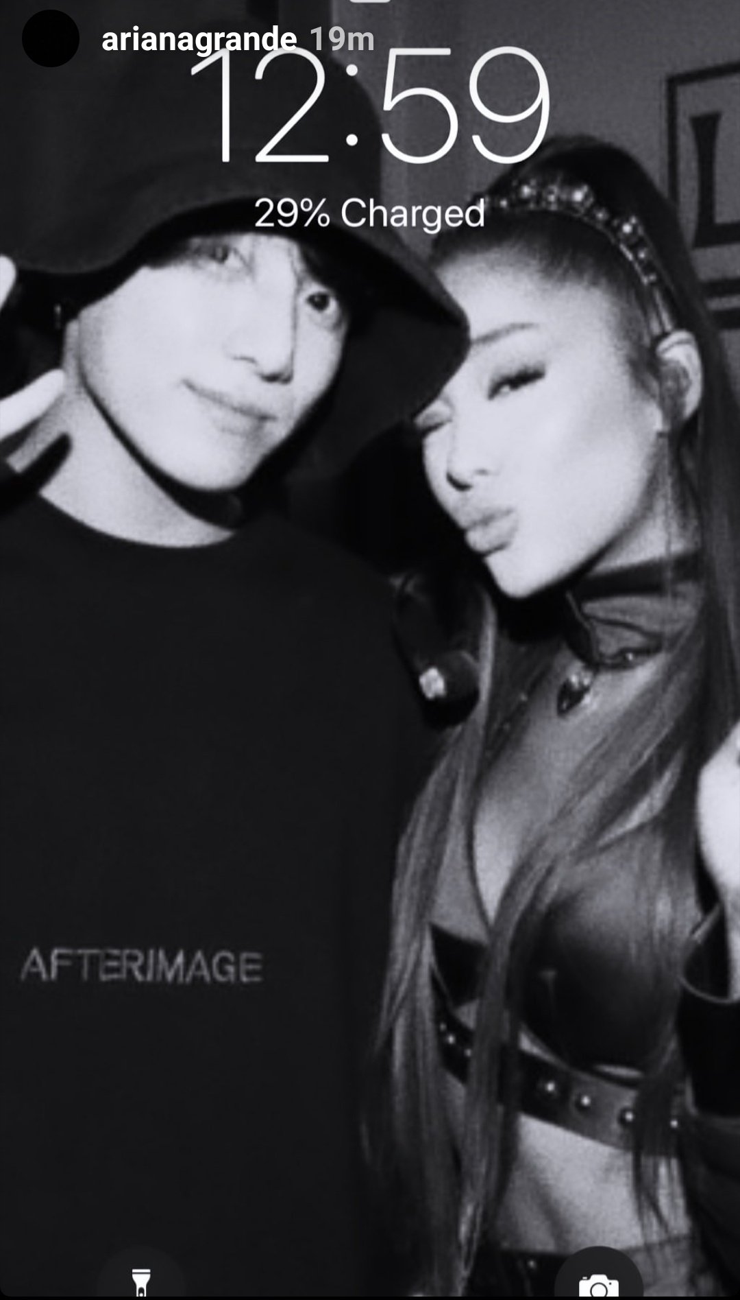 [Picture] BTS’ Jungkook with Ariana Grande [190507]