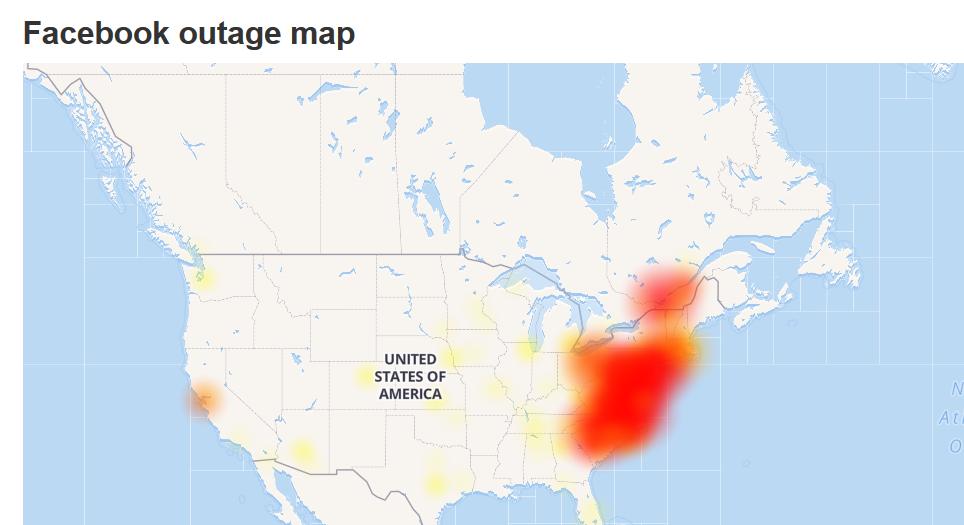 GSG_Graphics's tweet image. Facebook outage on most of EAST COAST #facebookdown #facebookoutage