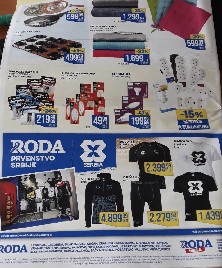 3x3Serbia's tweet photo. Potrazite nas u RODA katalagu👀 .

#3x3Serbia #3x3SerbiaShop #RODA https://t.co/xDArN1nCoc