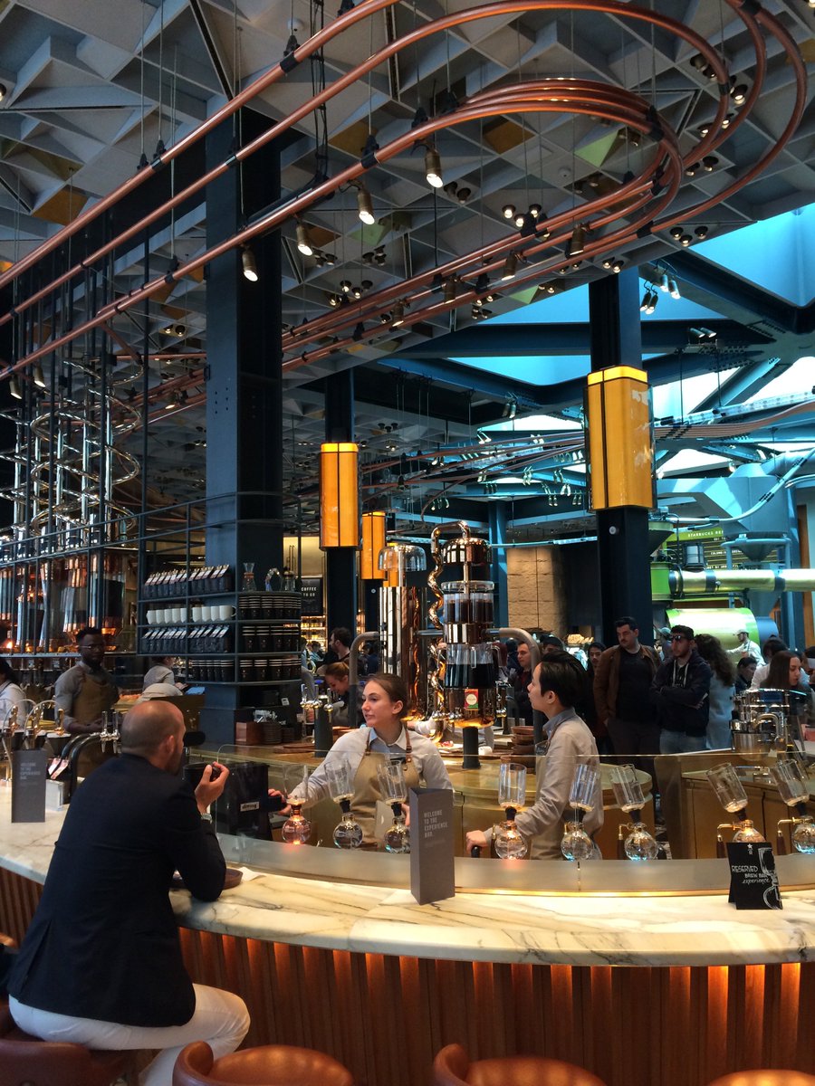 SpecialtyCoffee's tweet photo. CoLab: Milan kicked off today at the Flagship Store of host sponsor @FaemaOfficial followed by a tour of the beautiful #starbucksreservemilano. Follow along with all #CoLabMilan activities and events this week on @baristaguild channels! https://t.co/FYvFPvSMal