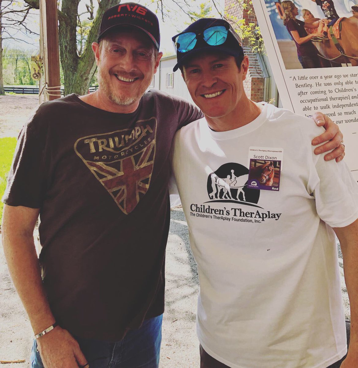 jenpros21's tweet photo. We had such a great time at the #Horsepower500. It was so great to see so many #indycar drivers, including @GrahamRahal  @RLLracing @scottdixon9 @CGRTeams @ConorDaly22 @FollowAndretti  🏁🏎 https://t.co/Q8ZyXD7Zmr