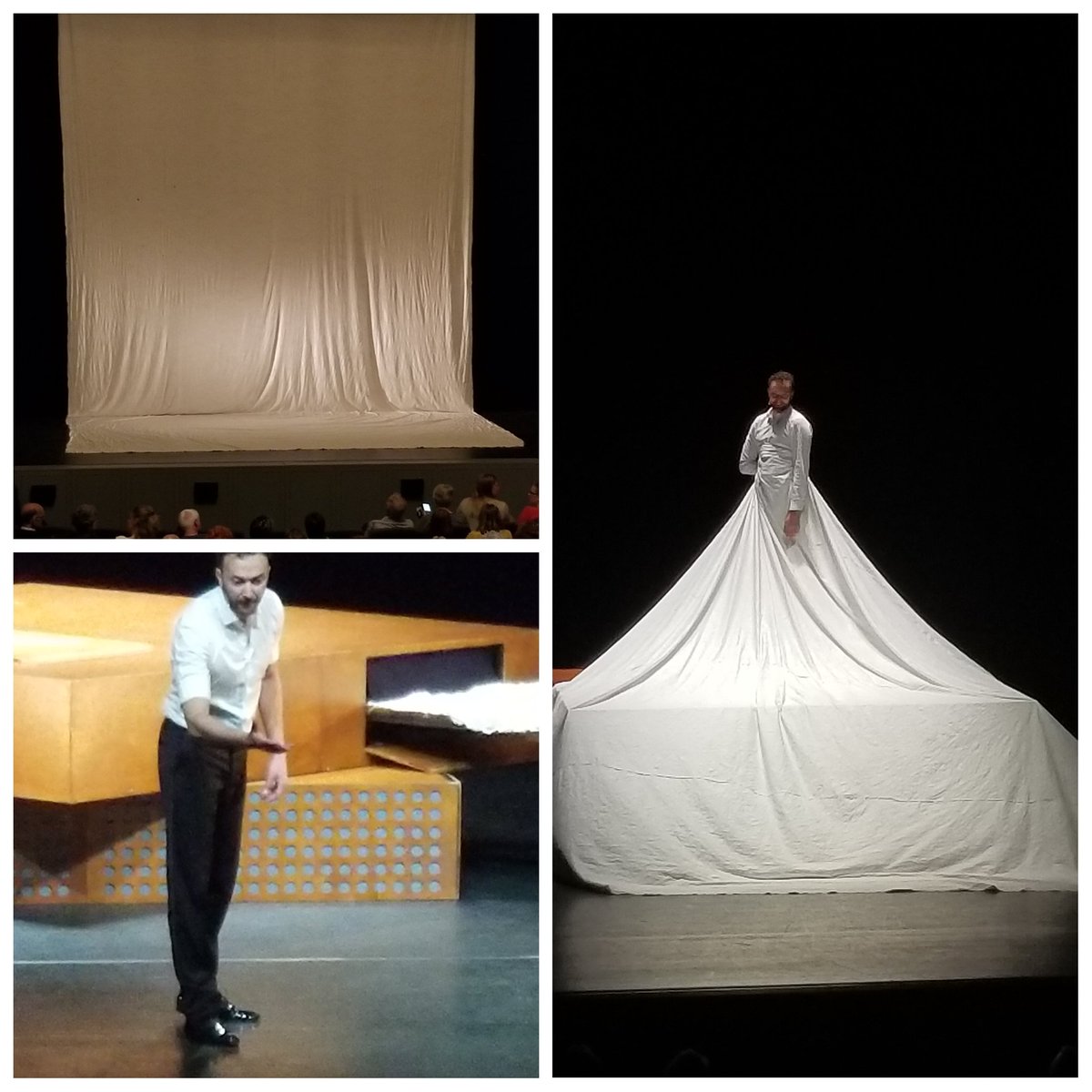 Dank @Nasrdin_Dchar Wat een fantastische voorstelling (muziek, decor, tekst, inhoud, kwetsbaarheid) vanavond in de haagse schouwburg #JA tot tranen toe geroerd ❤ <a href="/myra_ter_horst/">Myra ter Horst</a>