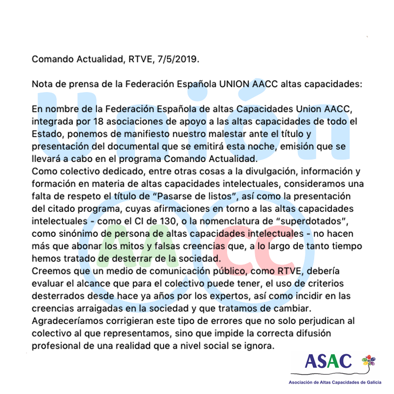 AsacGalicia's tweet photo. #ActualidadComa #rtve #tve_tve #La1_tve https://t.co/8HvZi54hfm