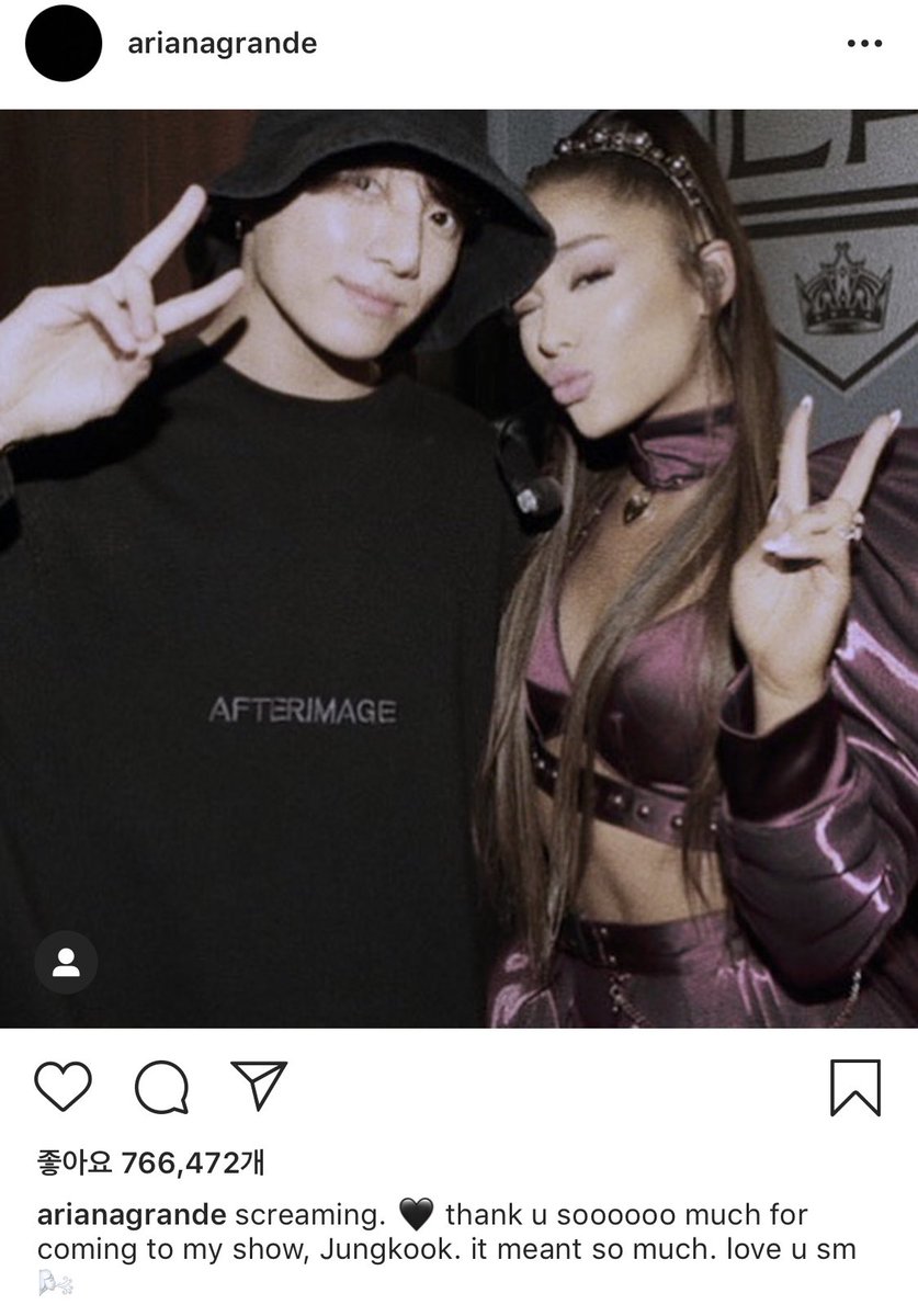 𝙍𝙉 アリアナグランデのインスタにグクとのツーショットが 昨日コンサート行って撮ったやつ ひぇぇぇ やばい T Co Lp1okzaf3q 𝙍𝙉 アリアナグランデのインスタにグクとのツーショットが 昨日コンサート行って撮ったやつ ひぇぇぇ やばい T Co Lp1okzaf3q