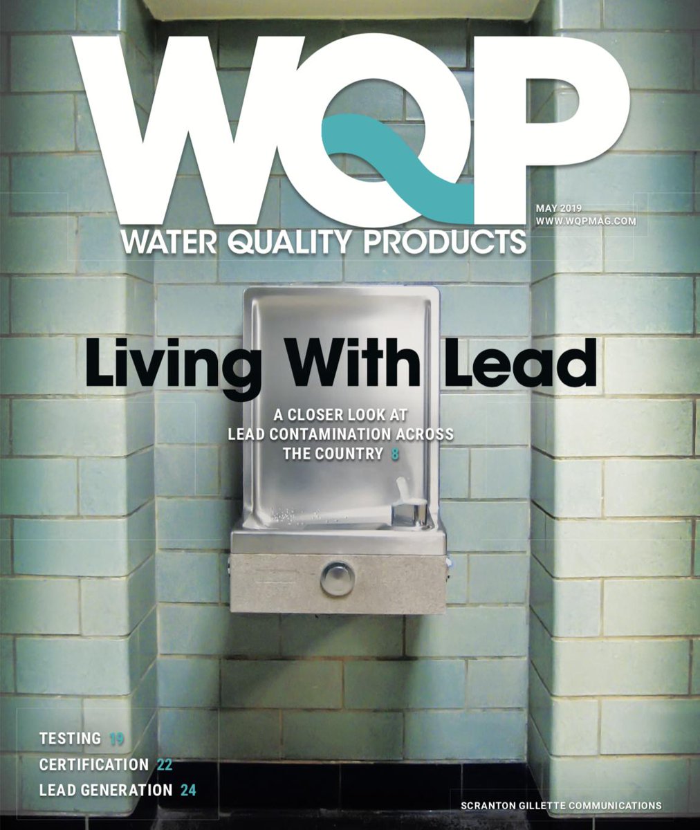 WQPnews's tweet photo. The May issue of WQP is now available online! This month's issue launches a series on lead contamination and features #smallsystems. Check it out: https://t.co/7TcV5MZJgr #FlintWaterCrisis #5yearslater https://t.co/PoctIp0Kh8