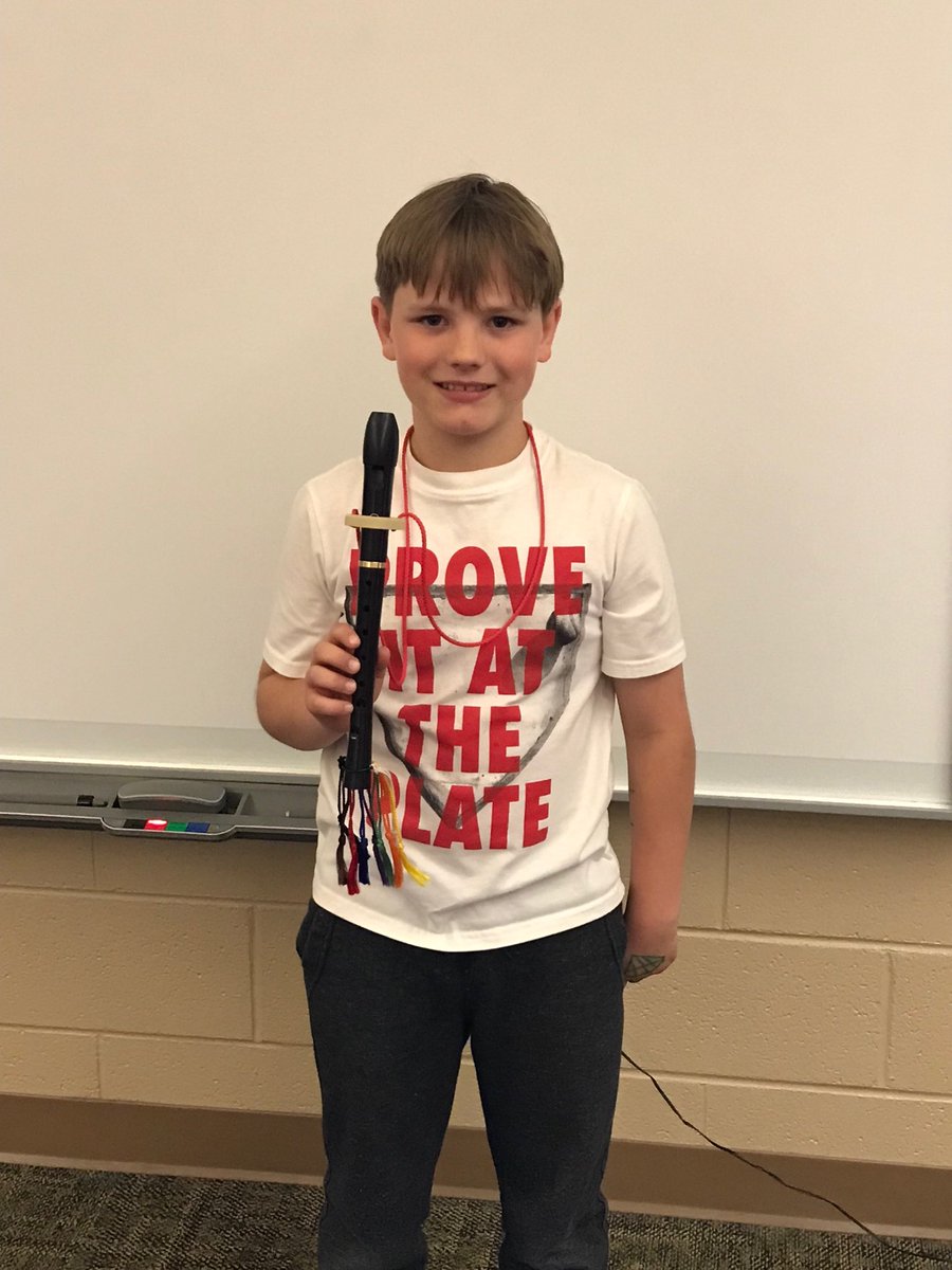 ChristineOtt3's tweet photo. Wow! Third black belt in Recorder Karate in 4th grade! Great job Logan! #gocrickets #elementarymusic #recorderkarate https://t.co/aQZCf0Lecj