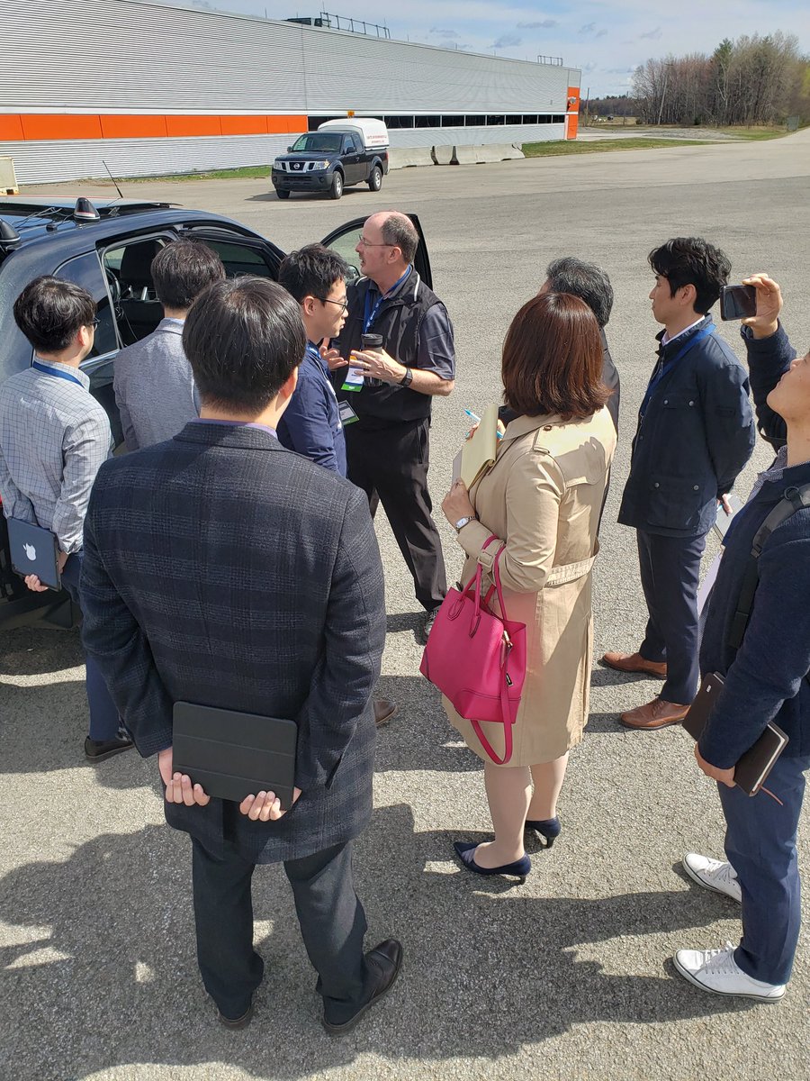 OmniAirCon's tweet photo. The policy conference may be over, but now the real fun (&amp; hard work) begins! @OmniAirCon  #QuebecPlugfest device makers, test station providers &amp; test labs are hard at work during intensive field &amp; bench testing. #Transportation #Technology #Safety #Interoperability #V2X #V2V https://t.co/ji3PHIx2sM