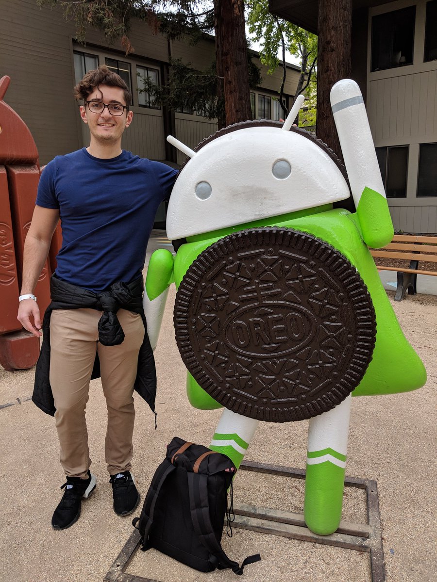 Twitter friends, I'm in #io19. Let's hangout?
