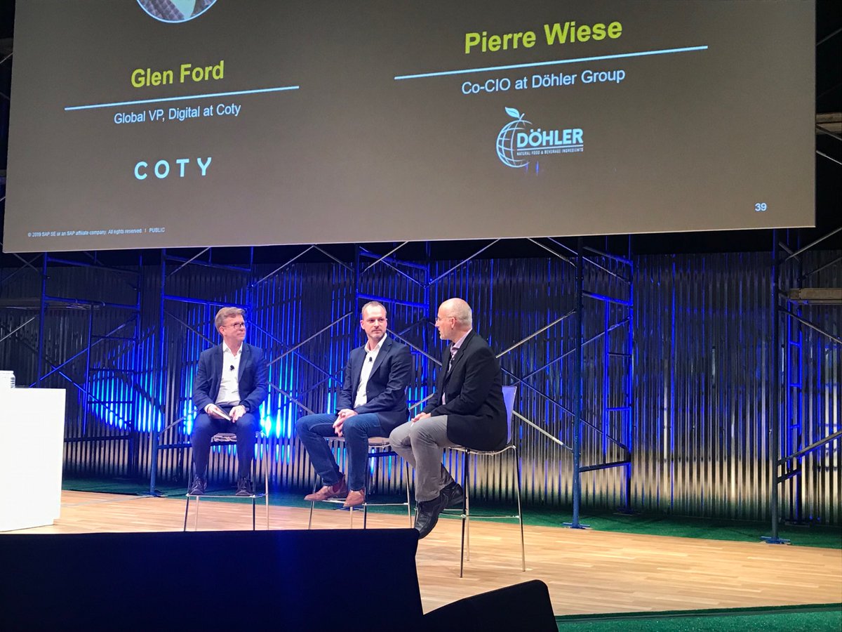 SAP C/4 conversation with Coty and Doehler #SAPPHIRENOW  #cxlive #asugsv2019