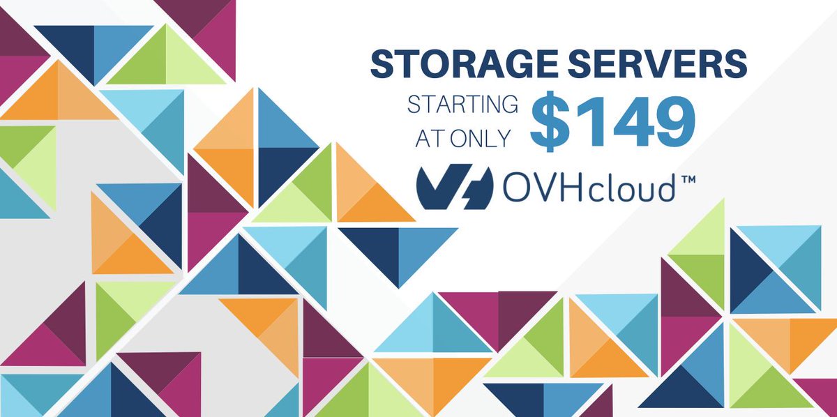 OVHcloud_US's tweet photo. We know you must have full access to your data whenever you need it, without latency. With OVHcloud #StorageServers, you can efficiently access, back up, and store your data wherever it lives, for as low as $149. Check out our offerings here: https://t.co/e5RSpeaTxD https://t.co/JzznYtboWn