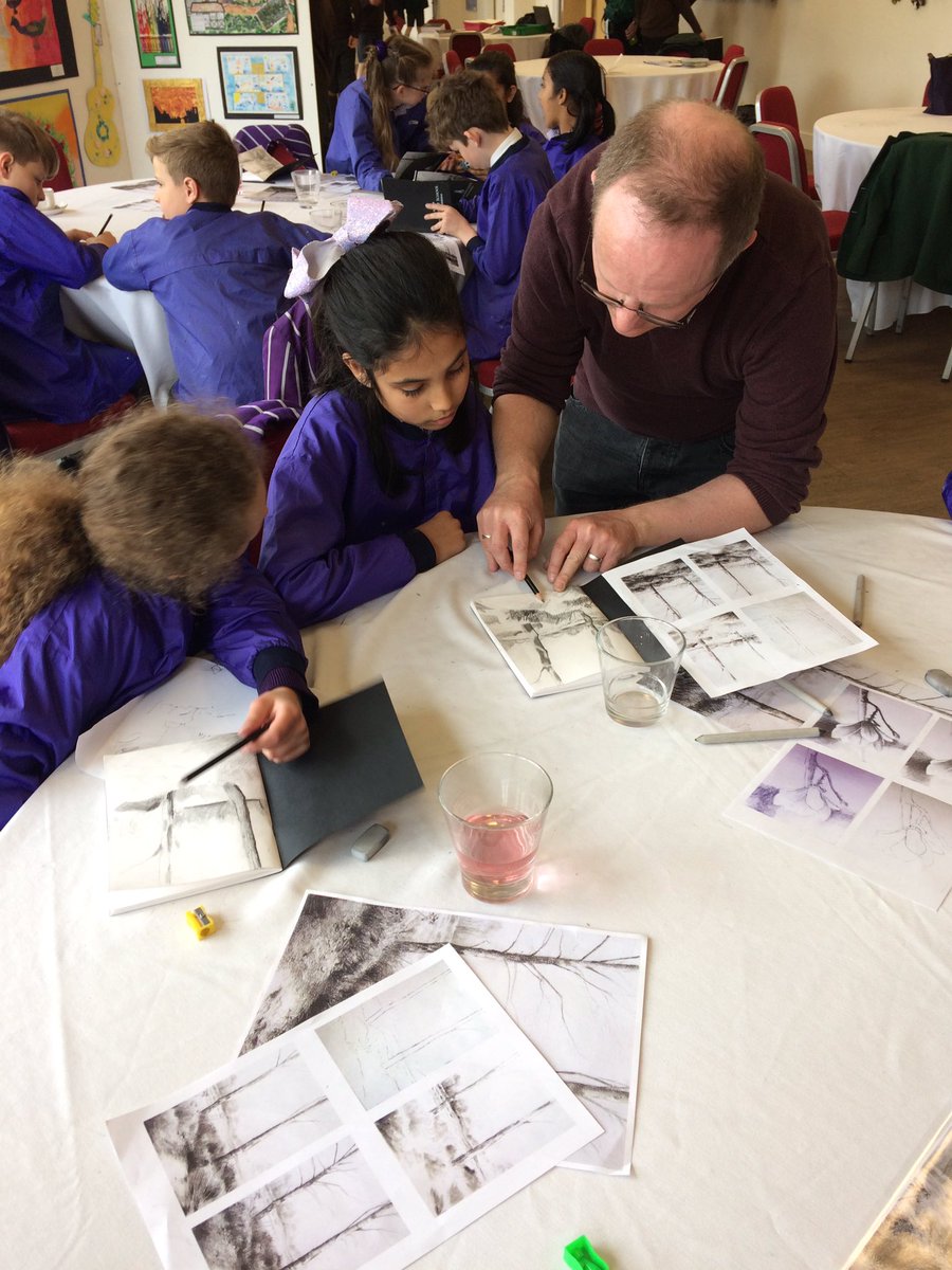 EPSArts's tweet image. A few images from today’s workshop @BromsSchool by artist Mark Lippett! Many thanks our pupils enjoyed it! @EdenhurstSchool #EPSInspire