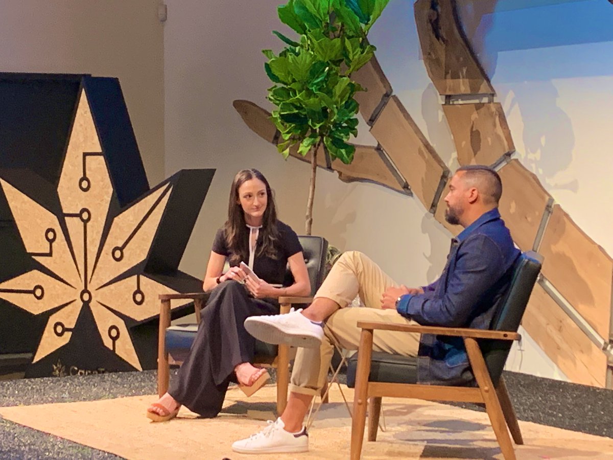 DCM_VC's tweet photo. “We will continue to curate our distribution to find the right partners. We are an aspirational brand, we are looking to inspire and engage with our customers.” #CannTech2019 https://t.co/SH1CxN9Fko