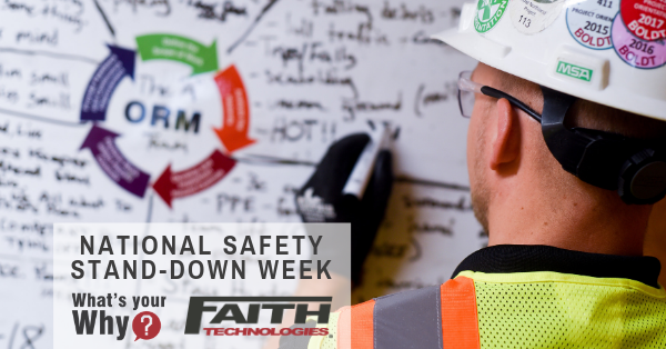 FaithTech's tweet photo. Faith Technologies invests in our #safety efforts, and it shows. In 2018, more than 32,300 safety training hours were completed, leading to a total recordable incident rate #TRIR of 0.90. Learn more about Faith’s safety efforts here - https://t.co/LUJh9UxZ8g #StandDown4Safety https://t.co/v1YsEjNB75