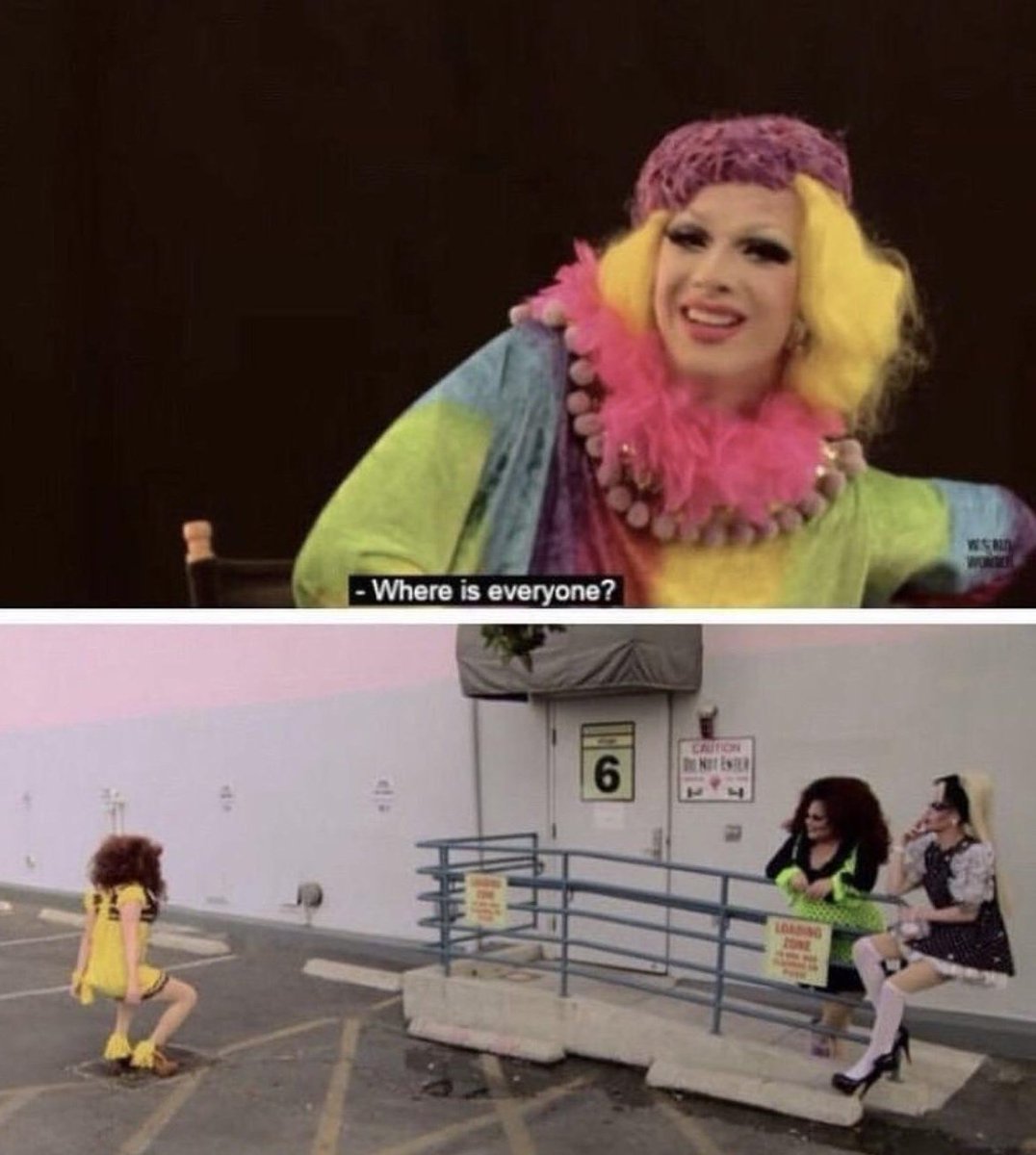 When the next set starts and none of the smokers have come back inside