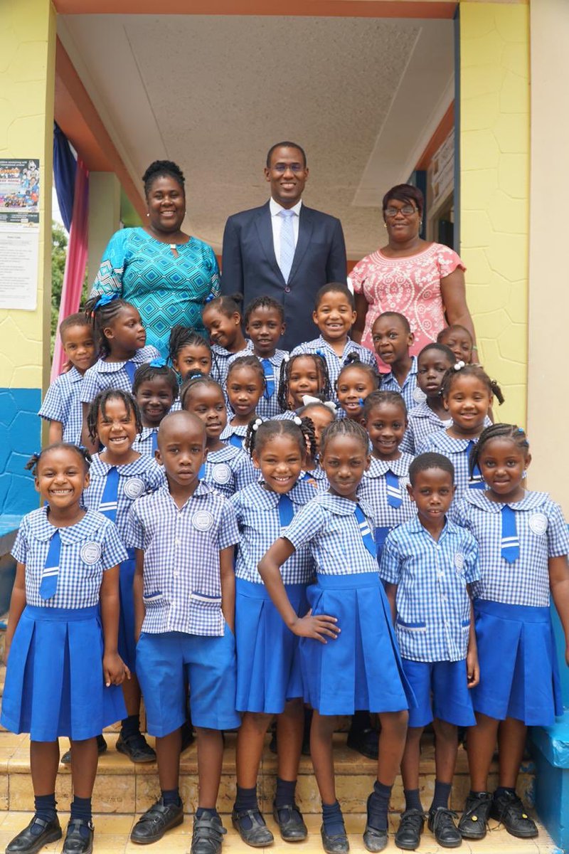 Earlier today I visited the Stratton Early Childhood Development Centre in my Constituency as part of #ReadAcrossJamaicaDay. Bubbling with confidence and enthusiasm, these children represent Jamaica’s future. Investing in them is our duty. #Read4JA #ReadAcrossJA