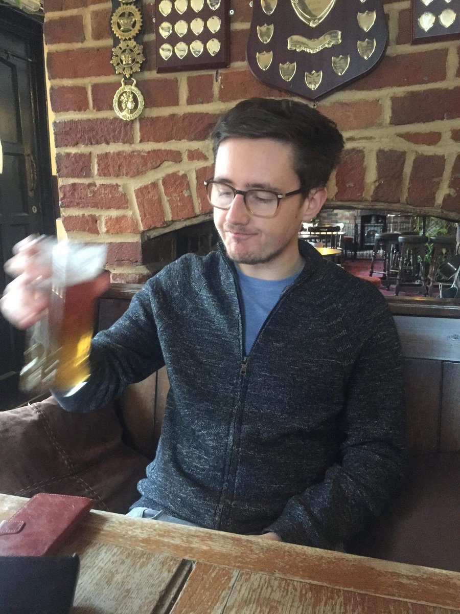 HeadbumpPete's tweet photo. 8.1
Trying the local beers of Danbury. https://t.co/dovIqMAP9M