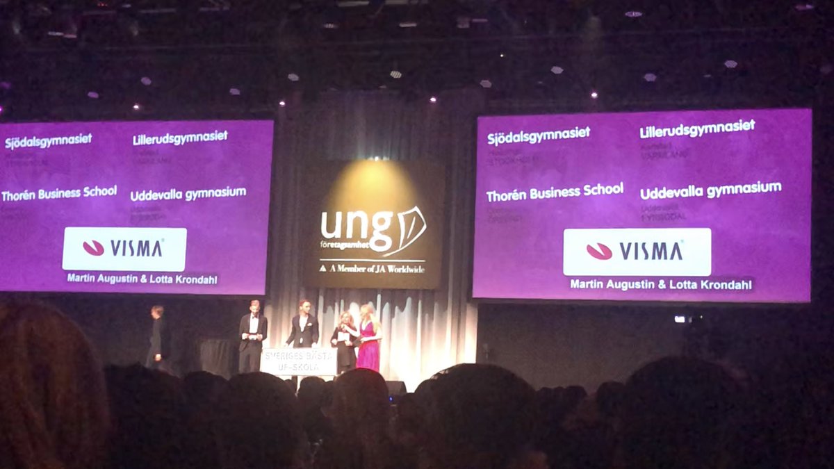 I år hände det! <a href="/TBSOrebro/">TBS Örebro</a> blev nominerad i kategorin Sveriges bästa UF-skola i Sverige. Snaaaart är vi #sverigesbästaskola i UF😉❤️🎉 #UFSM2019