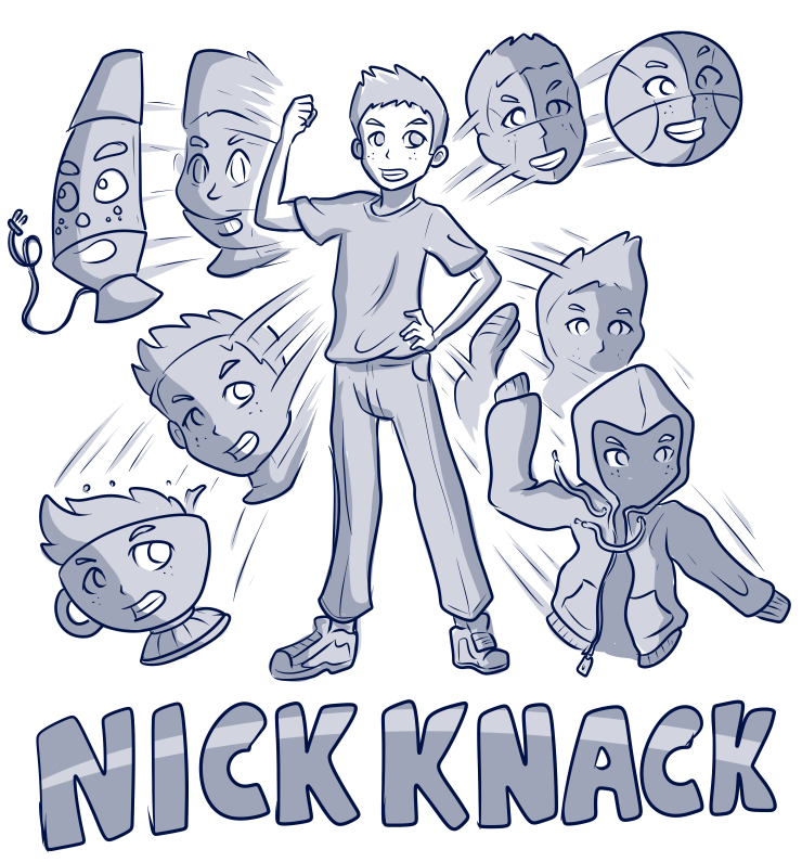 Silly idea for superhero called Nick Knack for this #TFTuesday
